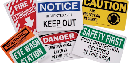 OHS Signage